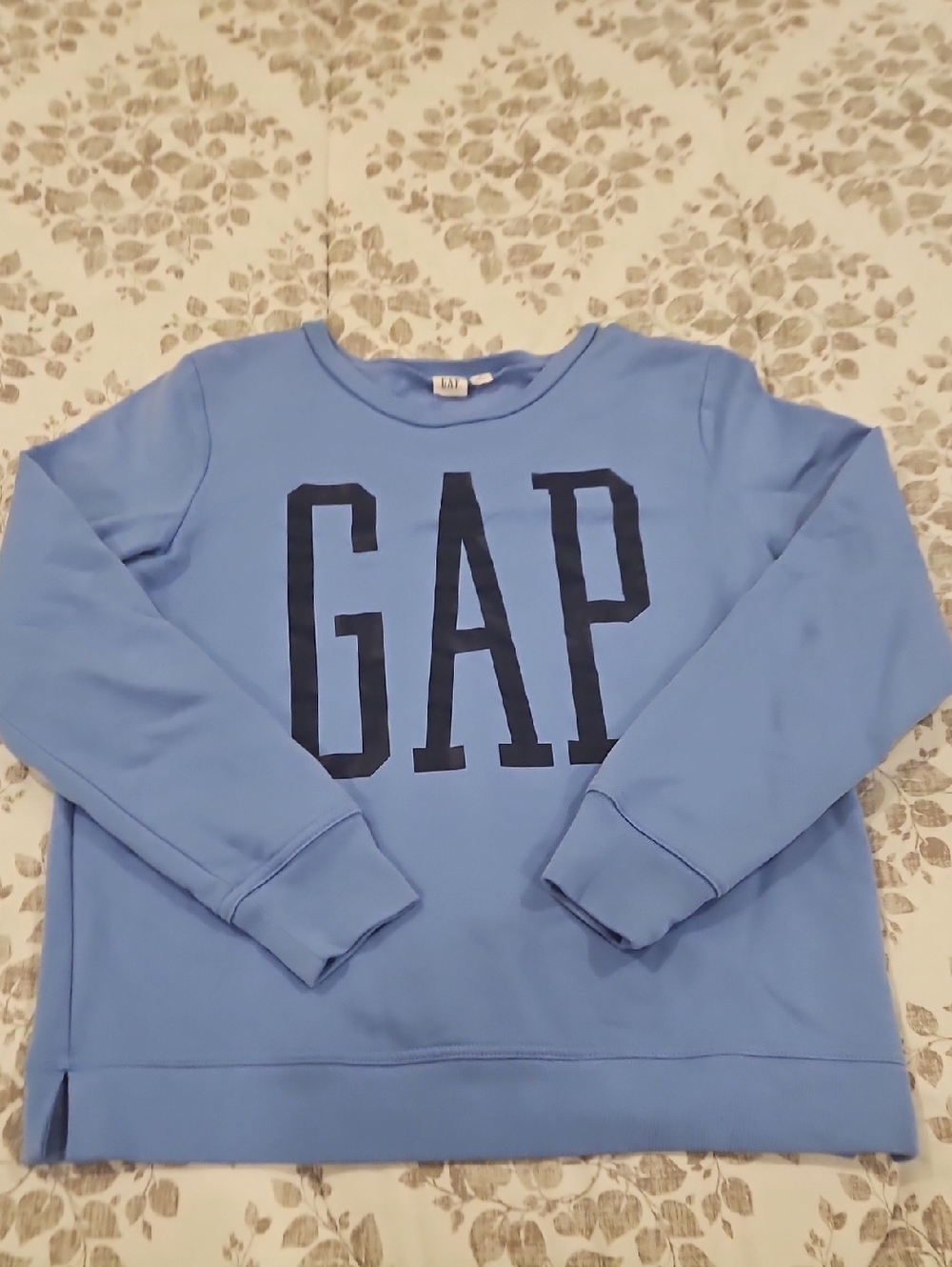 GAP Light Blue Logo Crewneck Sweatshirt